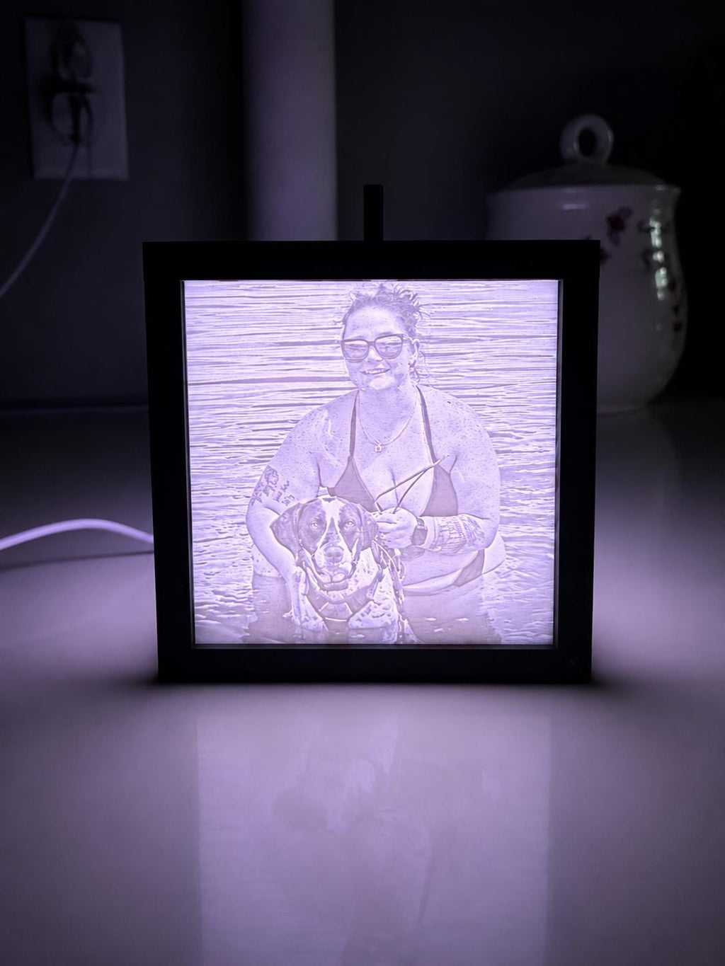 Custom Photo Cube w/ remote lighting