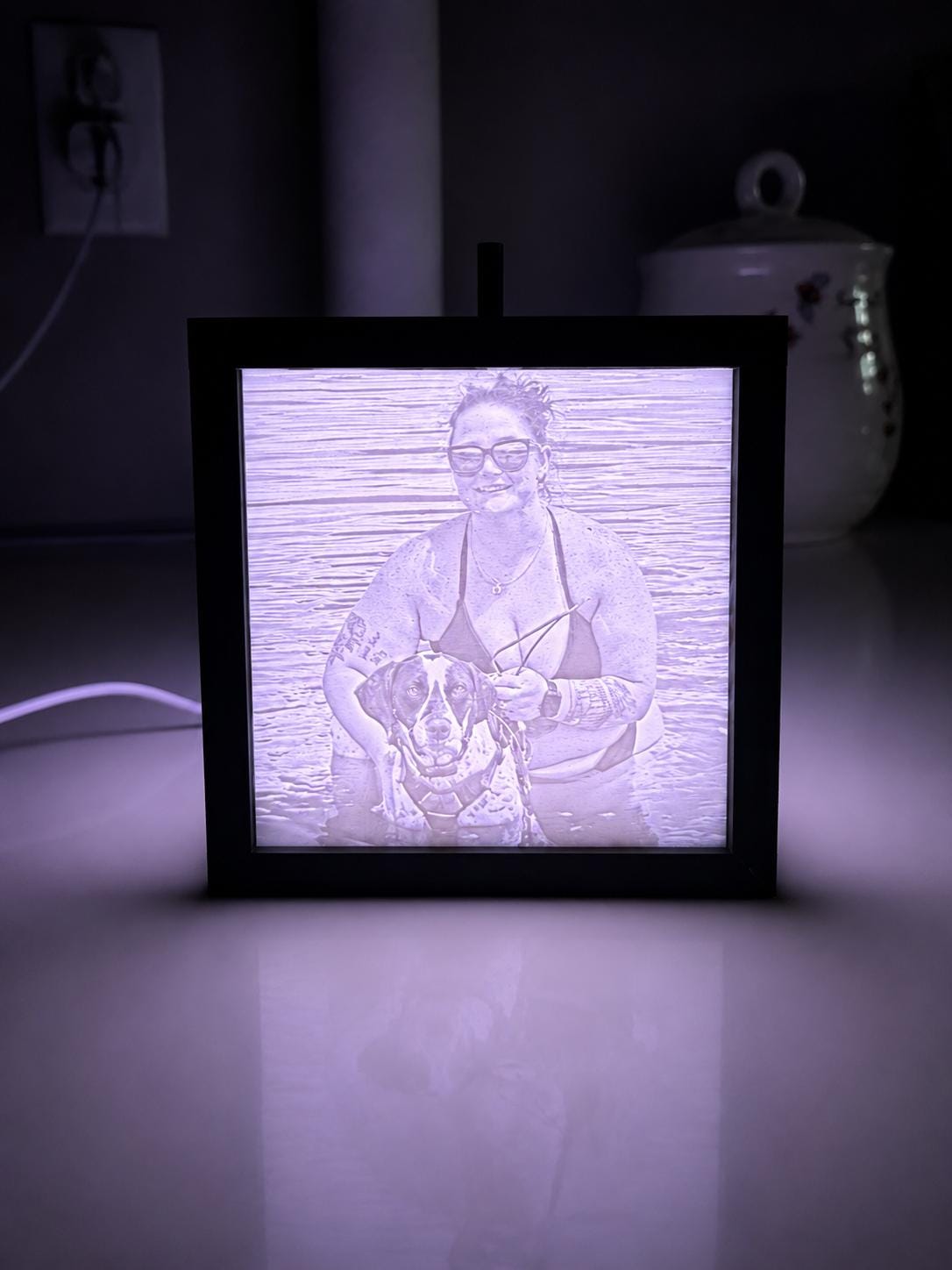 Custom Photo Cube w/ remote lighting