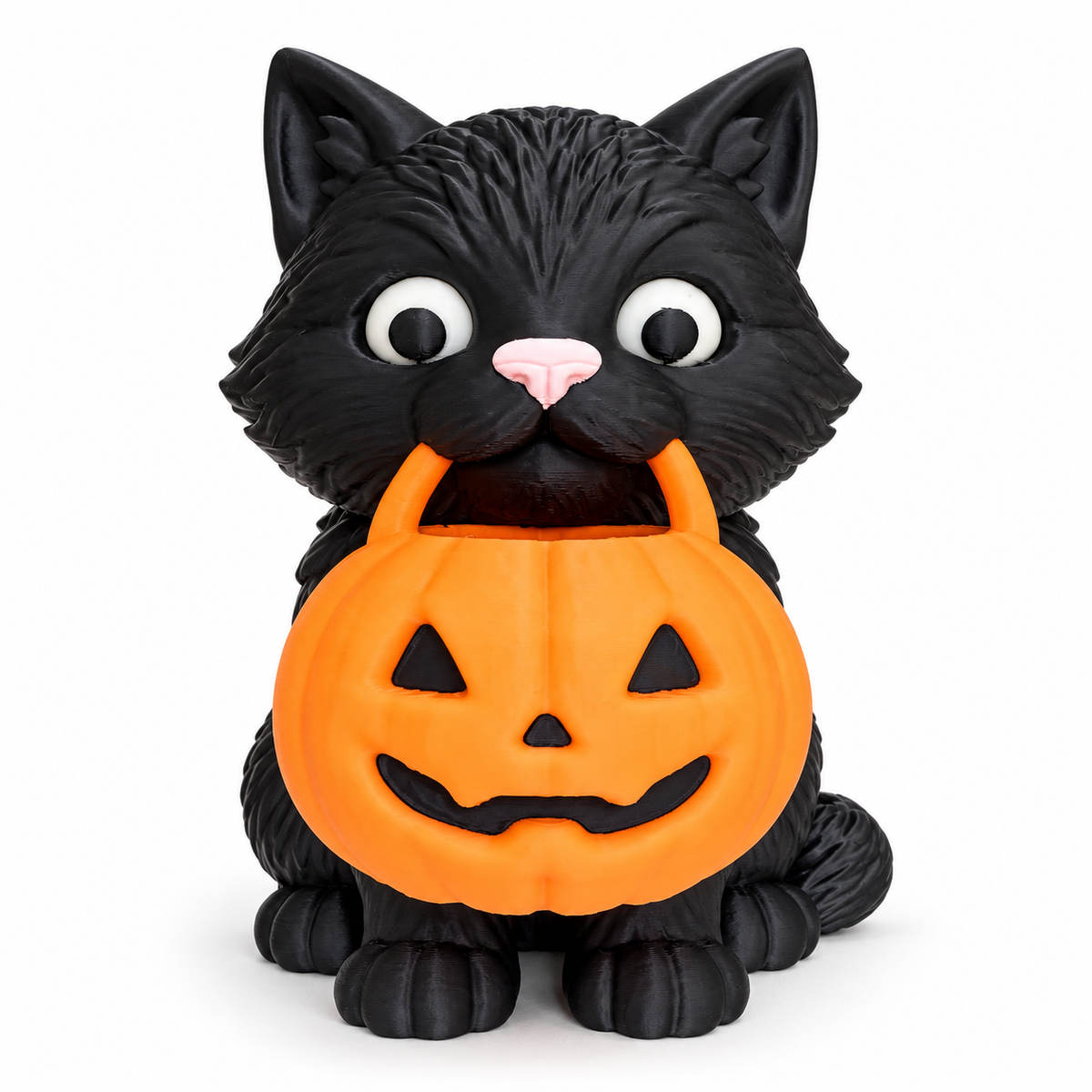 Spooky Kitty – Glow-in-the-Dark Black Cat Foaming Soap Holder