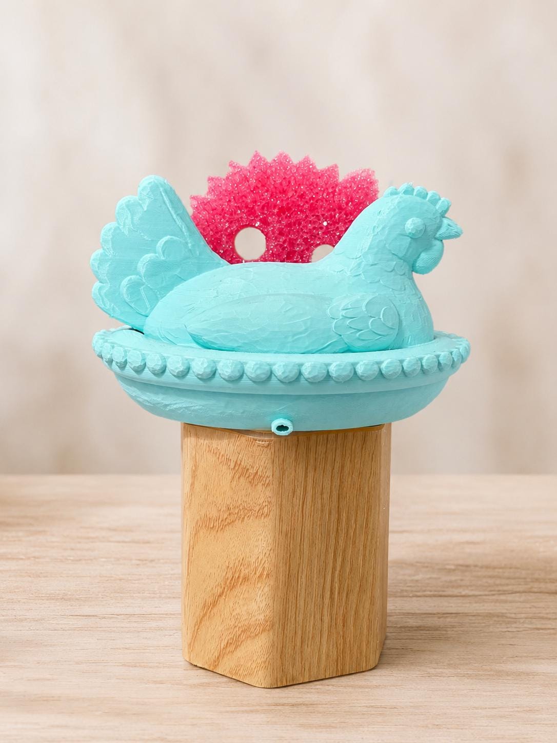 Nesting Chicken | Scrub Daddy Holder | Sponge Holder