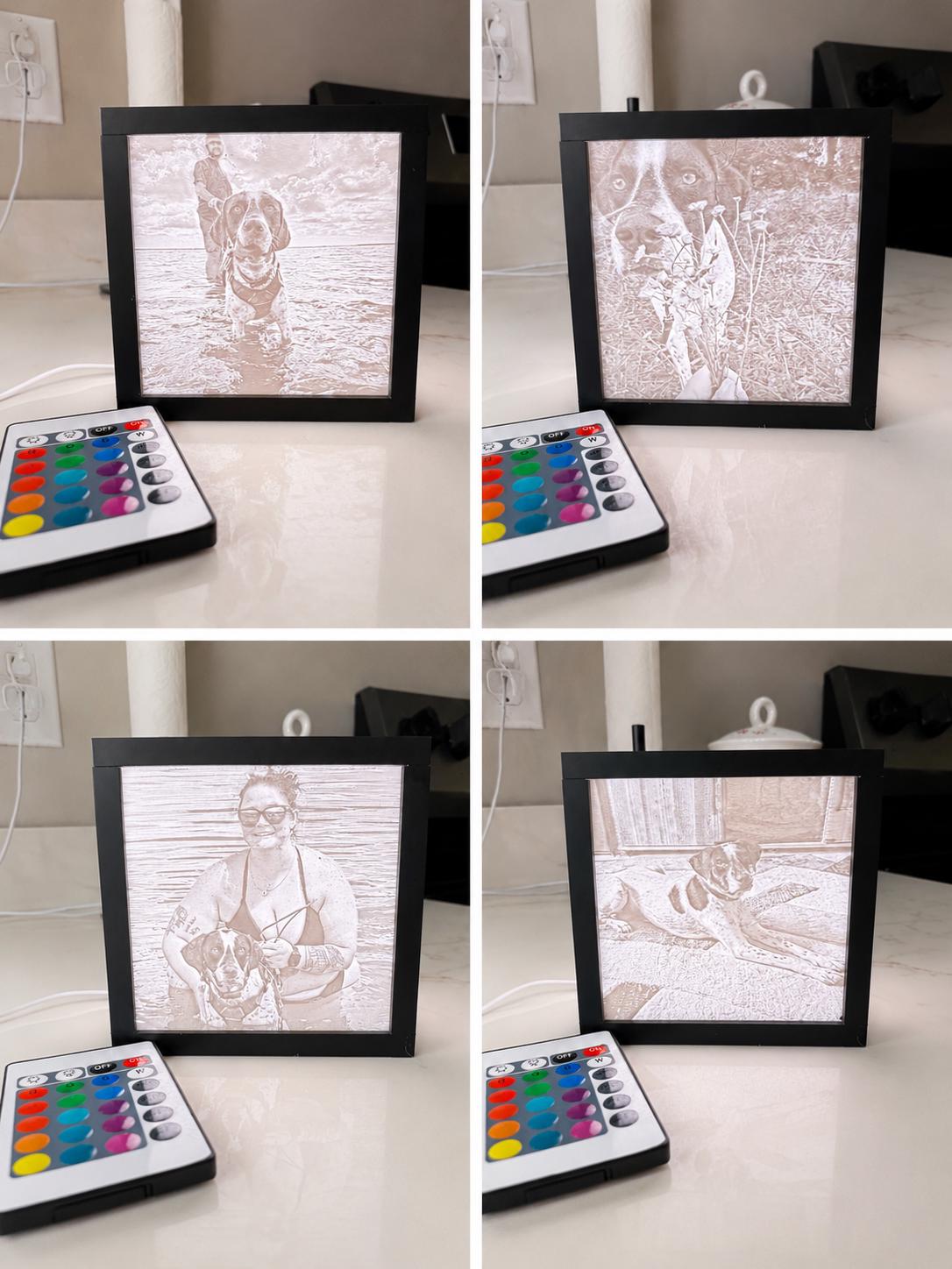 Custom Photo Cube w/ remote lighting