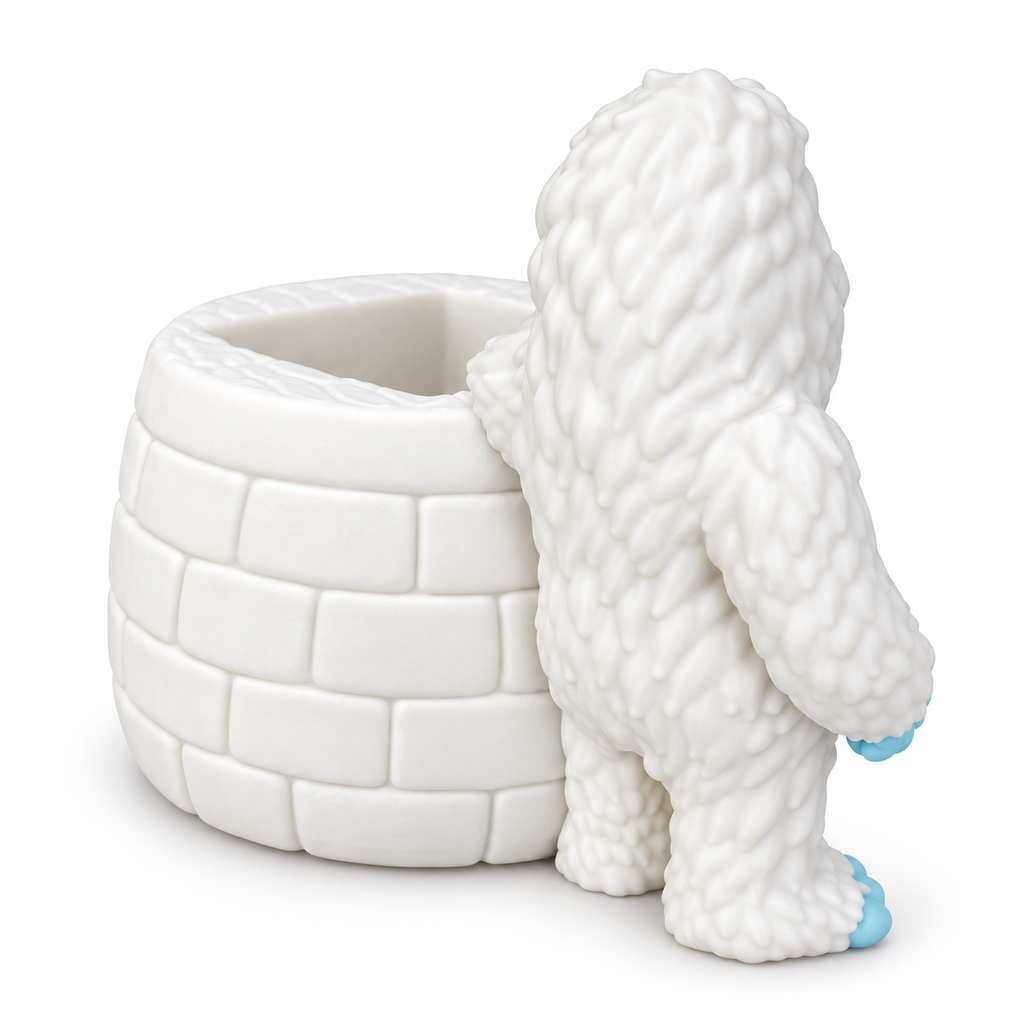 Abominable Snowman Soap Holder