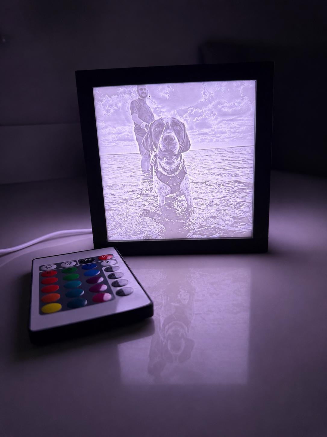 Custom Photo Cube w/ remote lighting