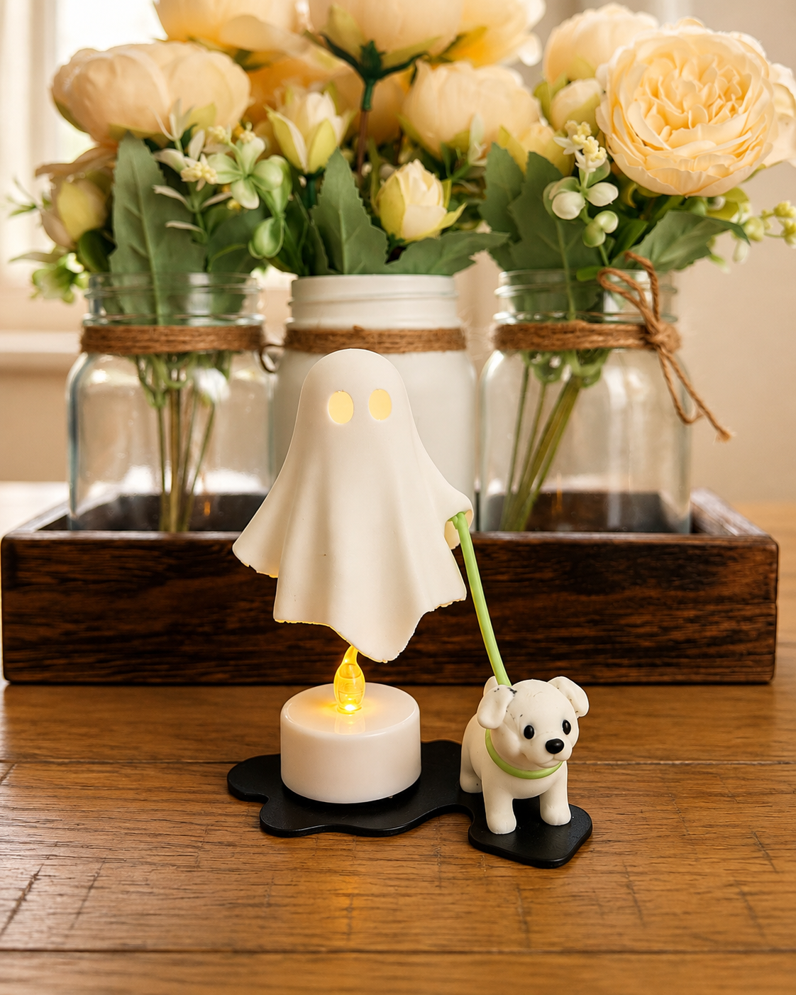 Tealight Ghost Walking Dog