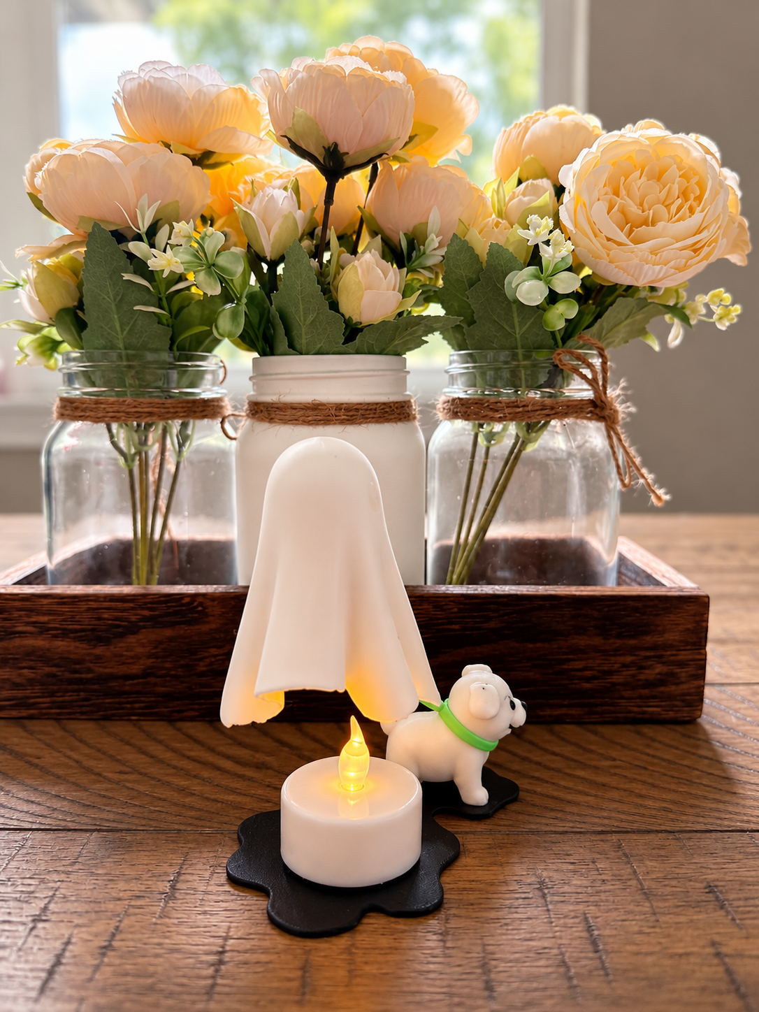 Tealight Ghost Walking Dog