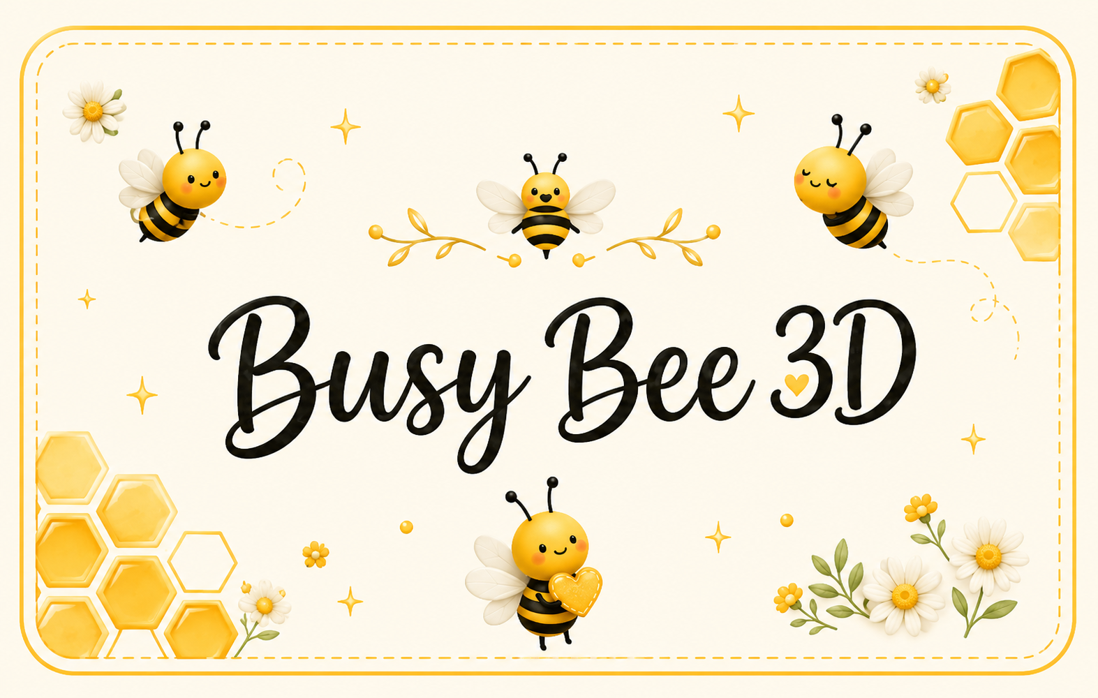 Busy Bee 3D Gift Card