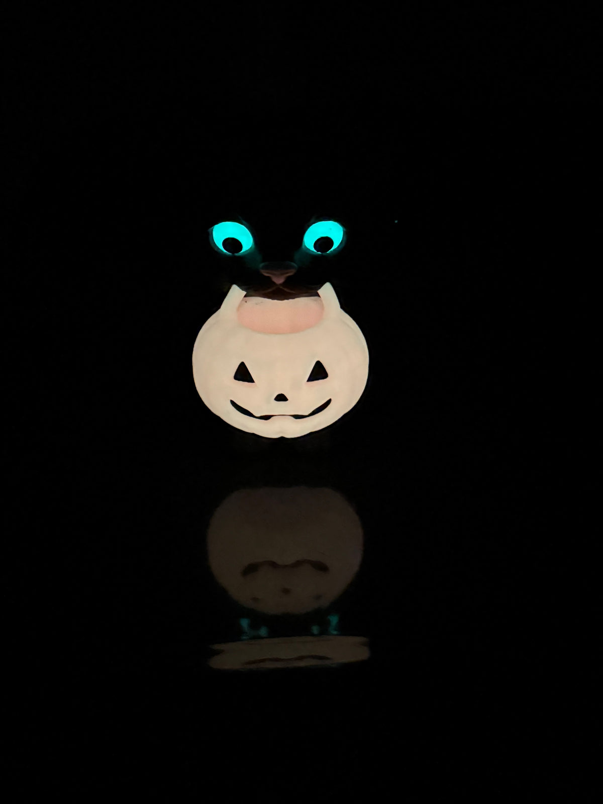 Spooky Kitty – Glow-in-the-Dark Black Cat Foaming Soap Holder