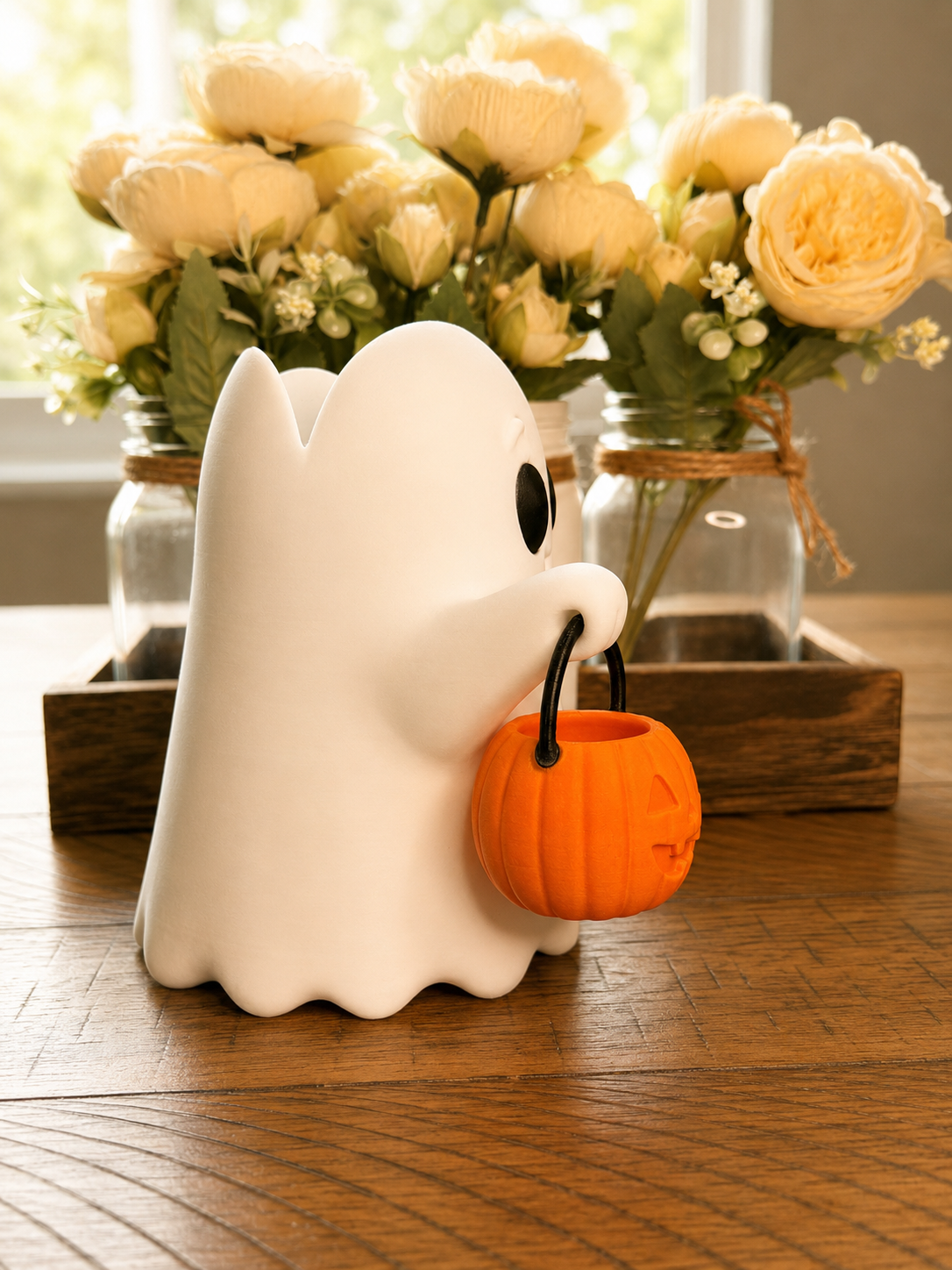 Mr. Boo Trick-or-treating Ghost Soap Holder￼