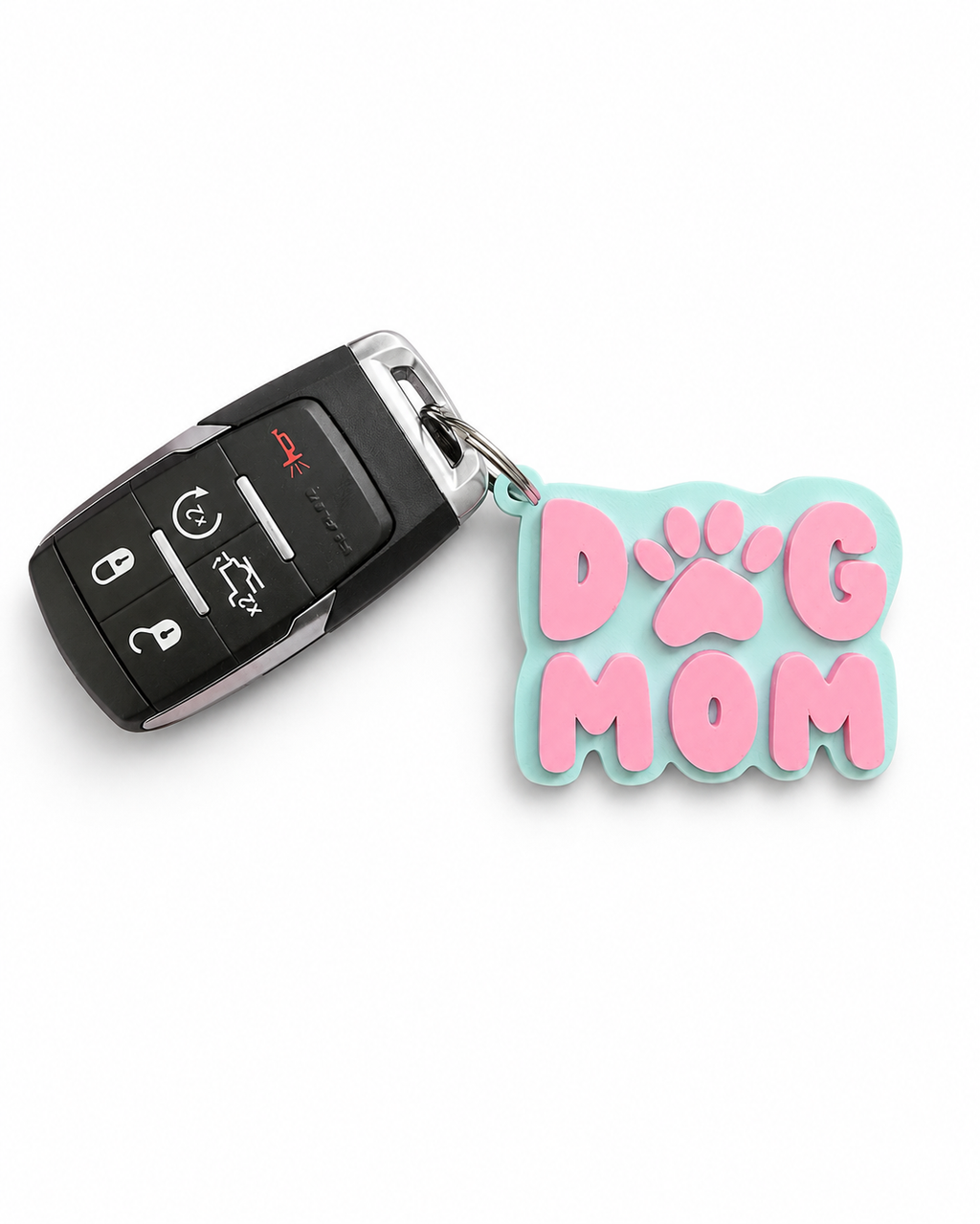 Dog Mom Keychain