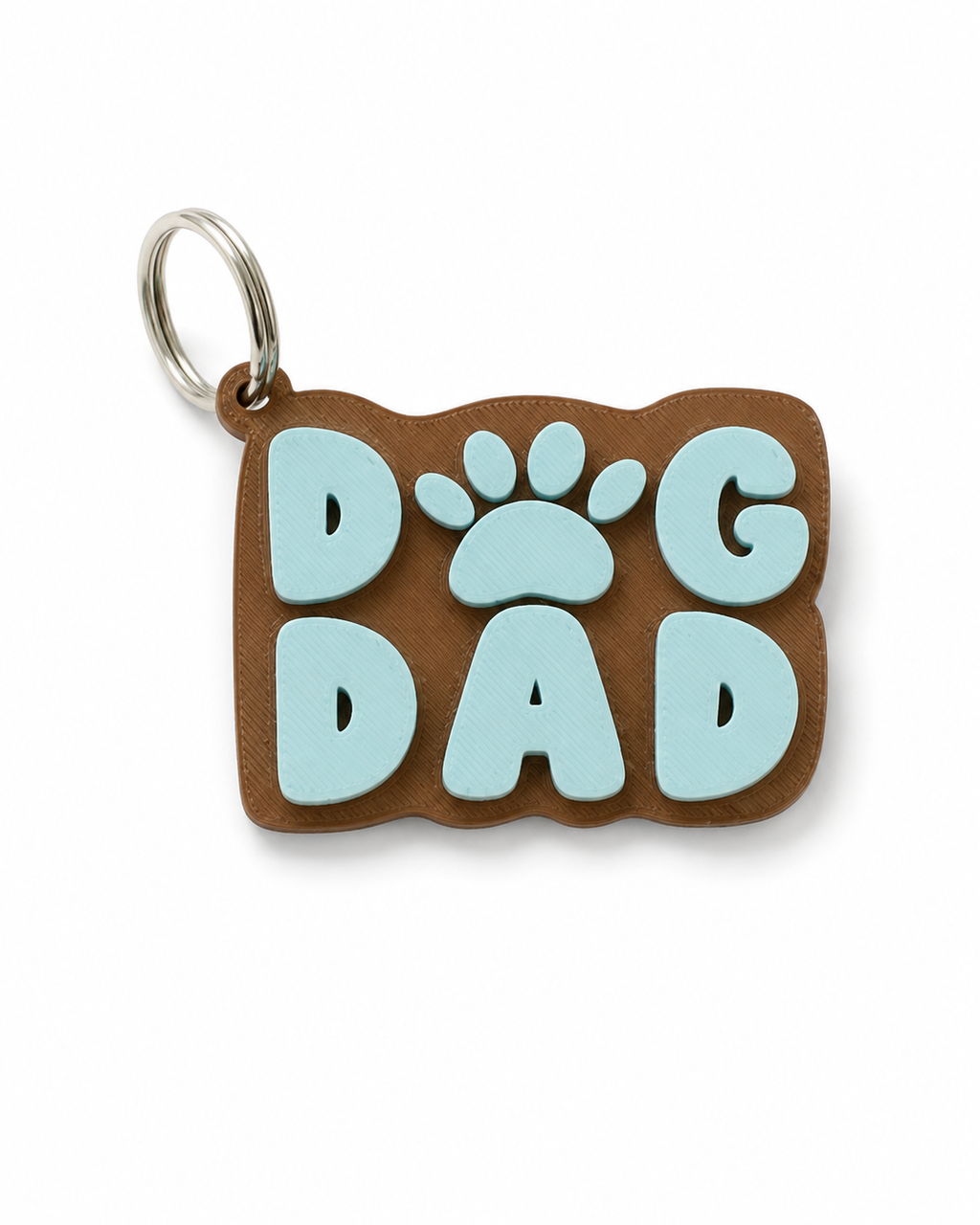 Dog Dad Keychain