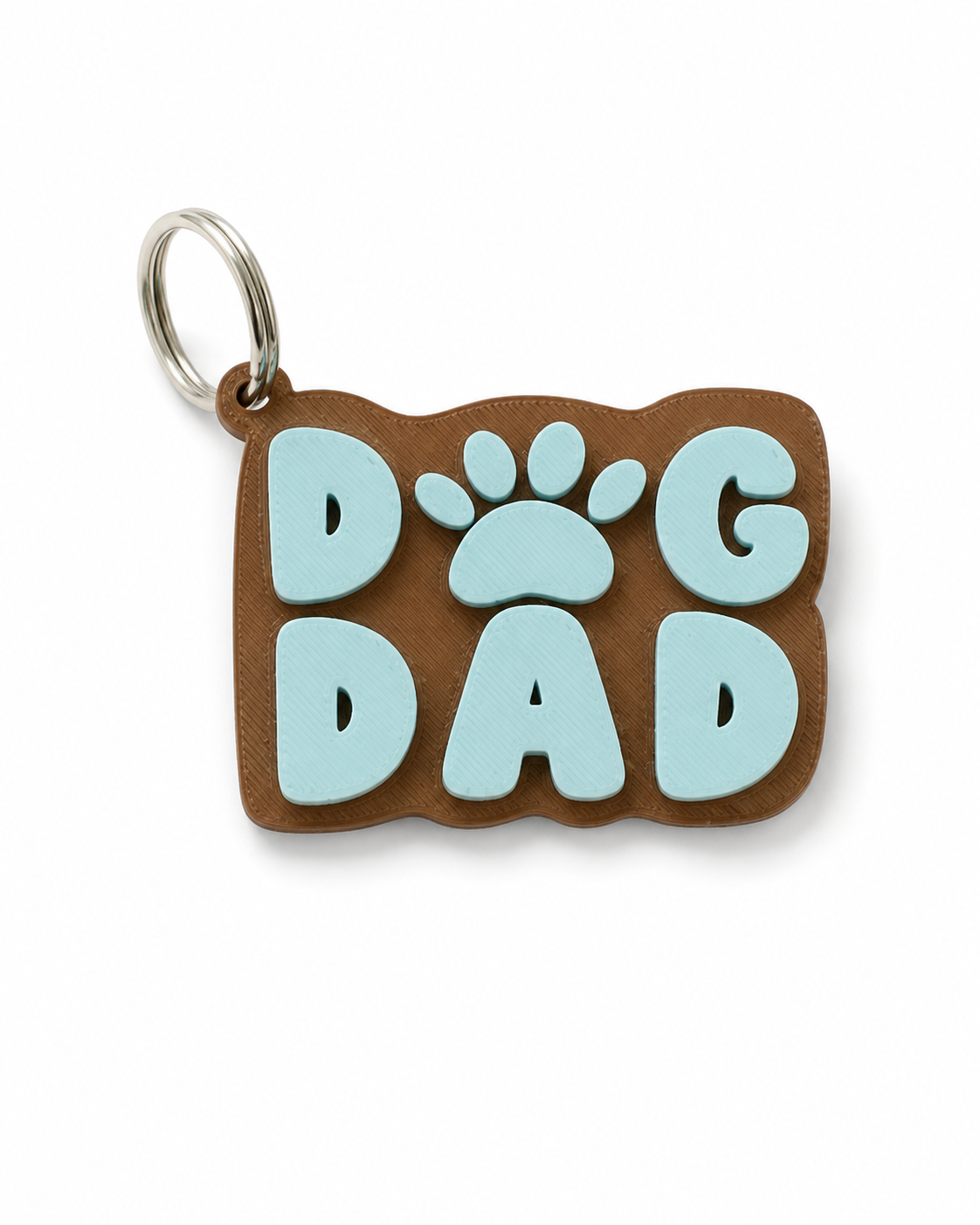 Dog Dad Keychain