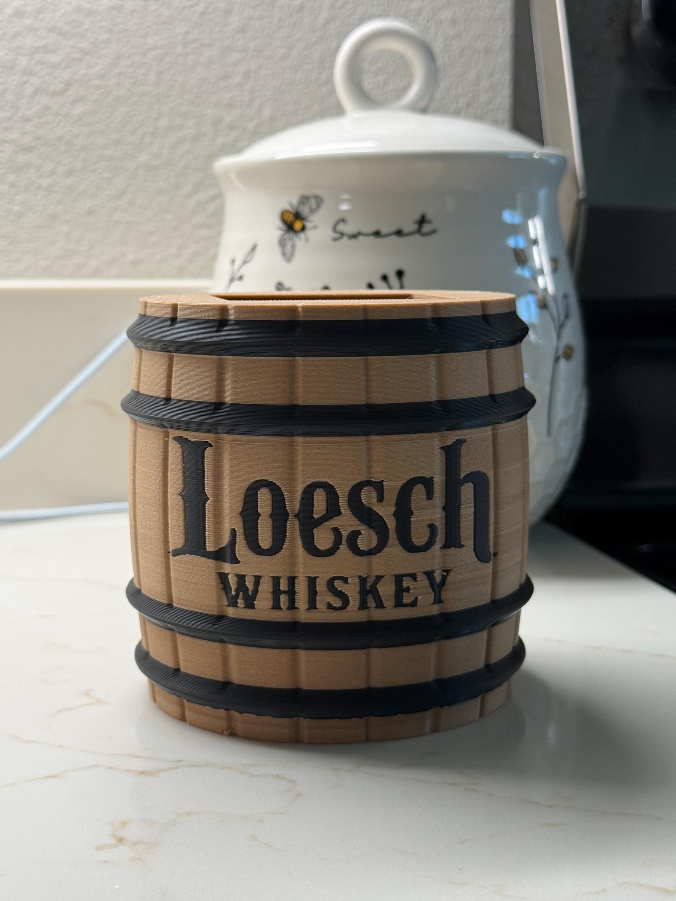 Custom Whiskey Barrel Bath and Body Works Foaming Soap Holder