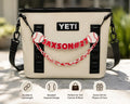 Personalized Baseball Bag Charm | Custom Player Name, Number, Team Colors