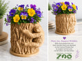 Sloth Tree Planter Pot | 3D Printed Animal Flower Pot | Zoo Donation